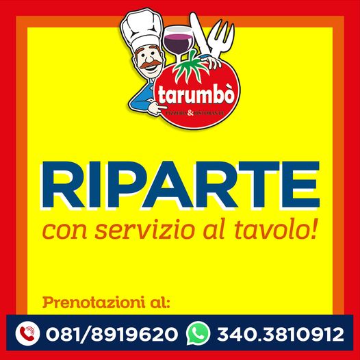 pizzeria tarumbò_copertina servizio al tavolo